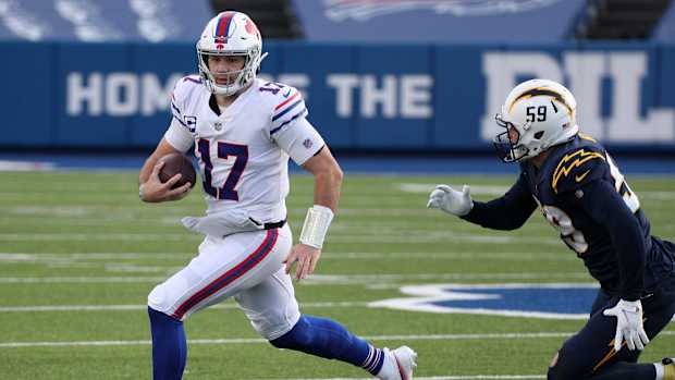 Buffalo Bills Josh Allen Chargers Nick Vigil